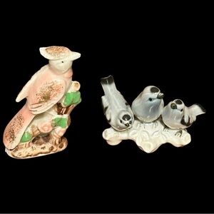 Lot of Vintage MCM Glass Bird Figurines Made In Japan & Western Germany
